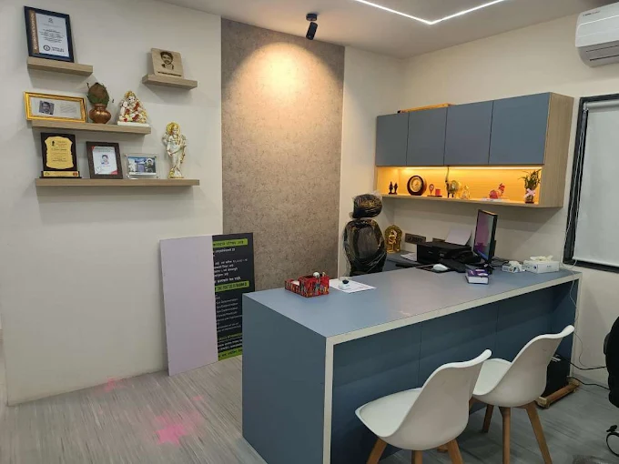 Dr. Shrikant Dhanwale's consultation cabin at Nobel Heart Clinic